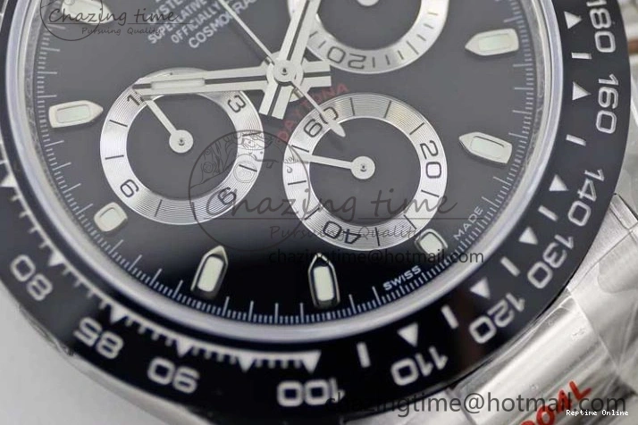 0420 Daytona 116500 SS TWF 1:1 Best Edition 904L Steel Black Dial on SS Bracelet A EasyCare 2407